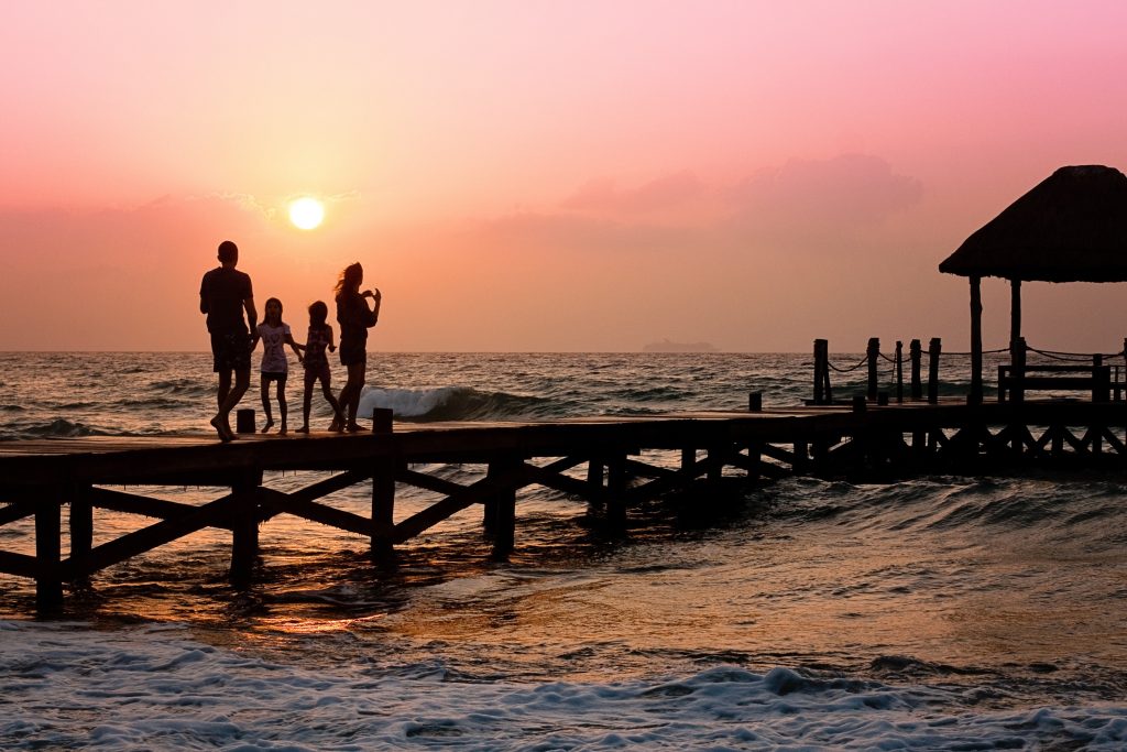 Family vacations on the beach